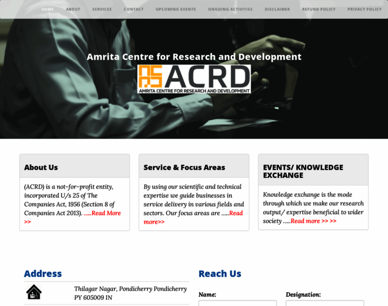 Acrd.org.in thumbnail