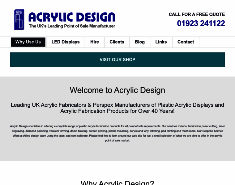 Acrylicdesign.co.uk thumbnail
