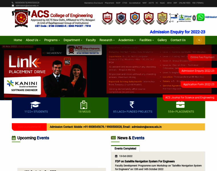 Acsce.edu.in thumbnail
