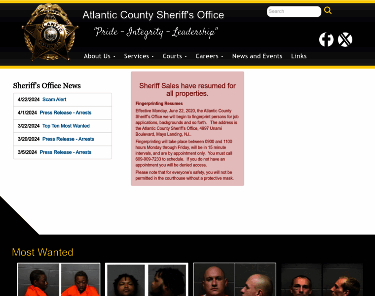 Acsheriff.org thumbnail