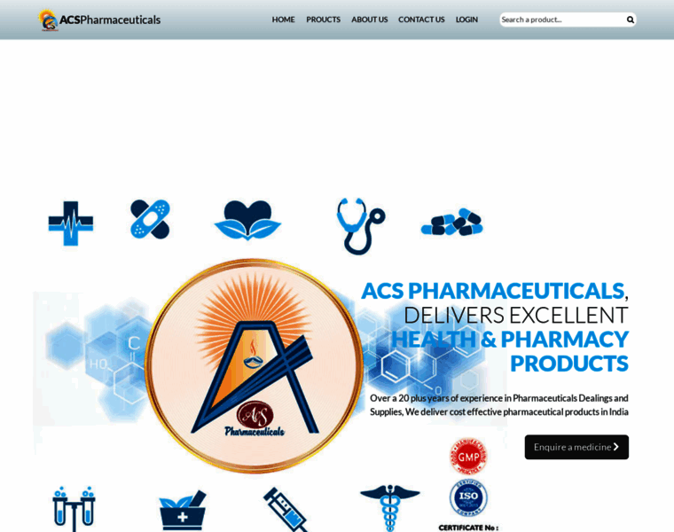 Acspharmaceuticals.in thumbnail
