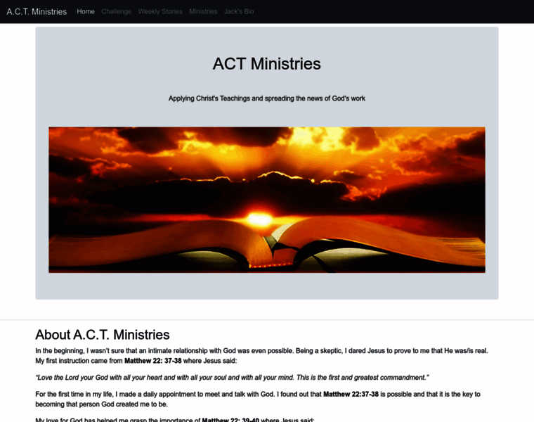 Act-ministries.org thumbnail