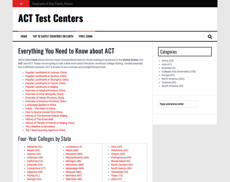Act-test-centers.com thumbnail