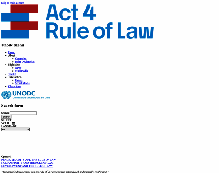 Act4ruleoflaw.org thumbnail
