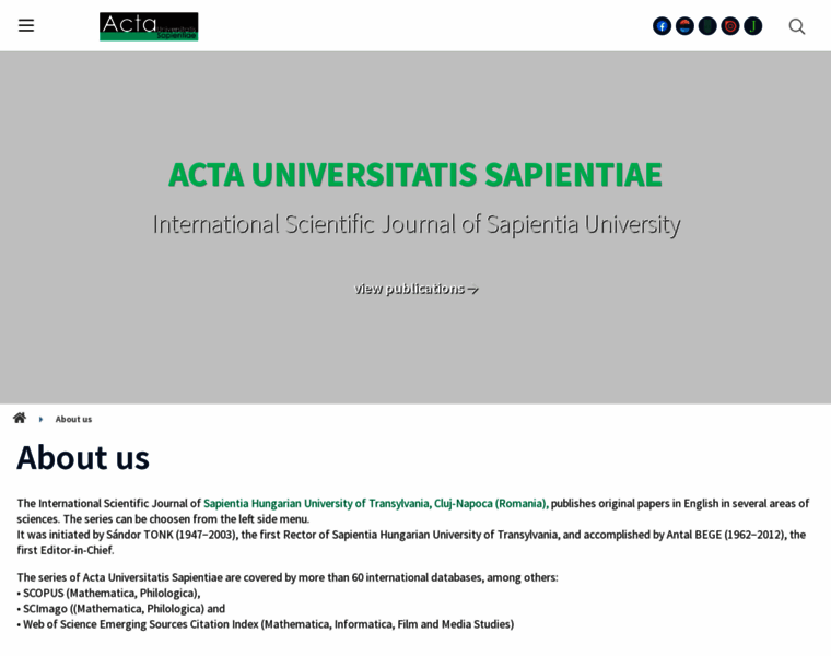 Acta.sapientia.ro thumbnail