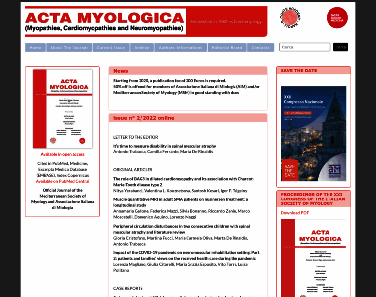 Actamyologica.it thumbnail