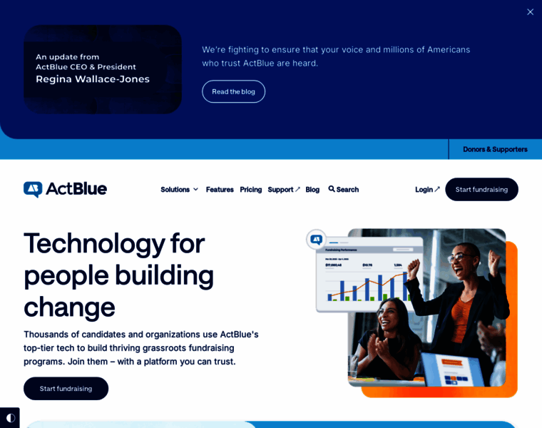 Actblue.com thumbnail Actblue.com thumbnail