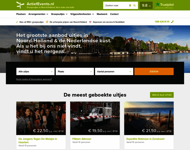 Actiefevents.nl thumbnail