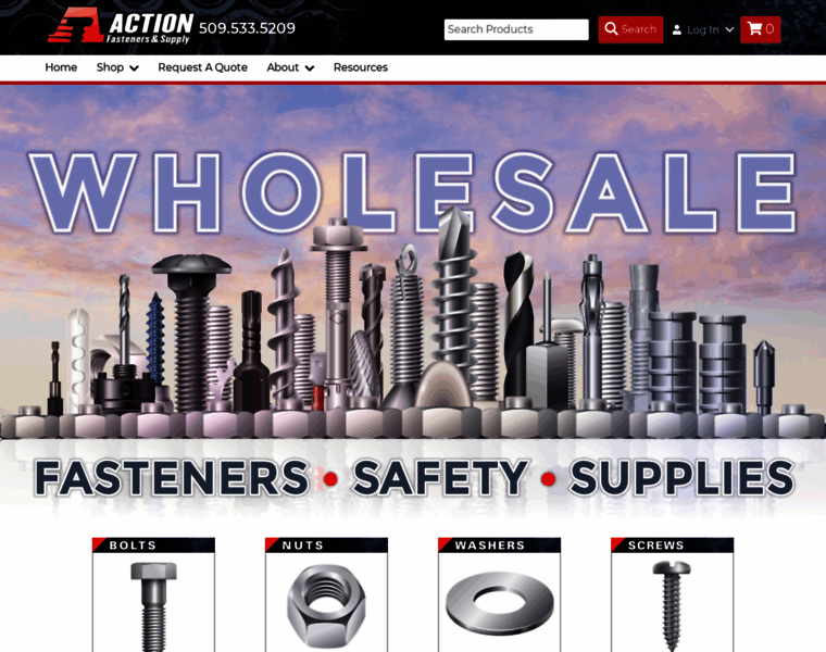 Action-fasteners.com thumbnail