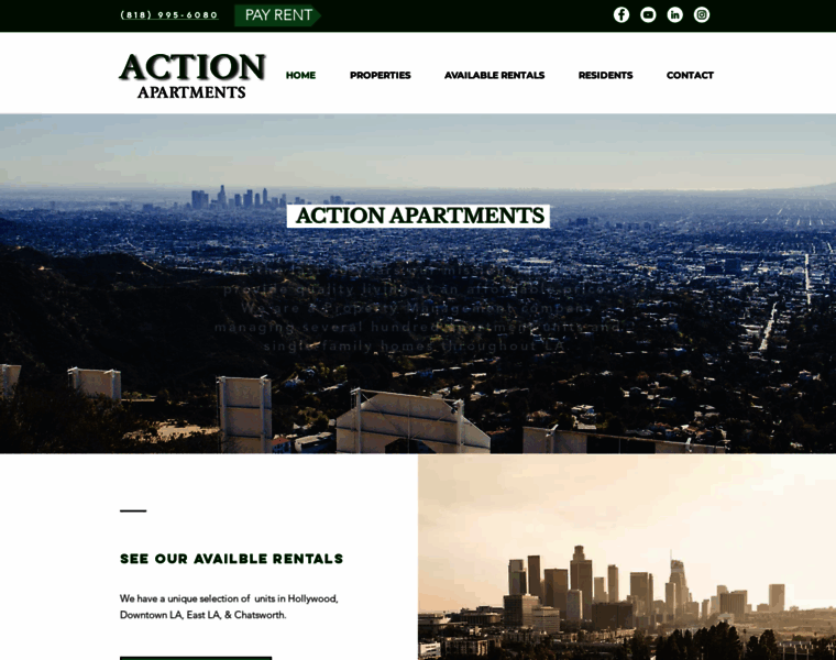 Actionapartments.com thumbnail