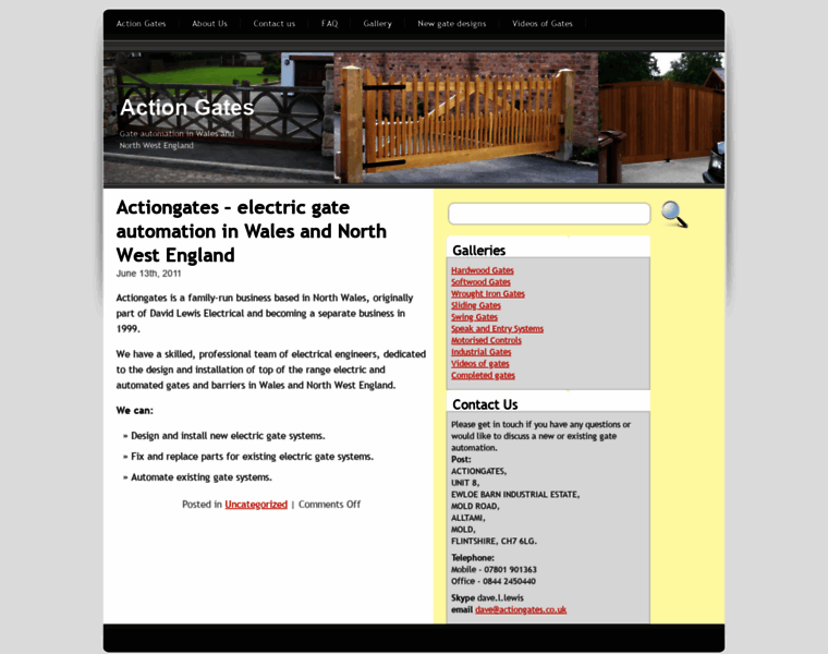 Actiongates.co.uk thumbnail