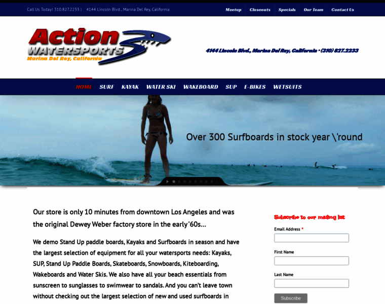 Actionwatersports.com thumbnail