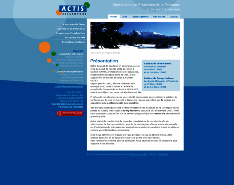 Actis-assurances.com thumbnail