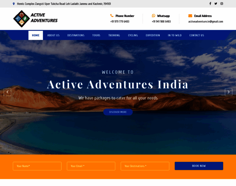 Activeadventureindia.com thumbnail