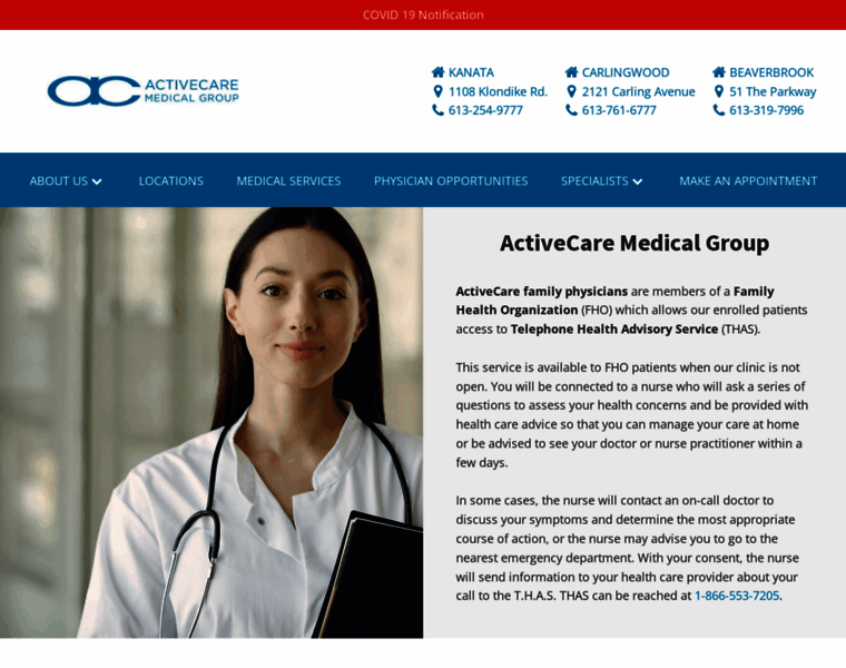 Activecareclinics.ca thumbnail