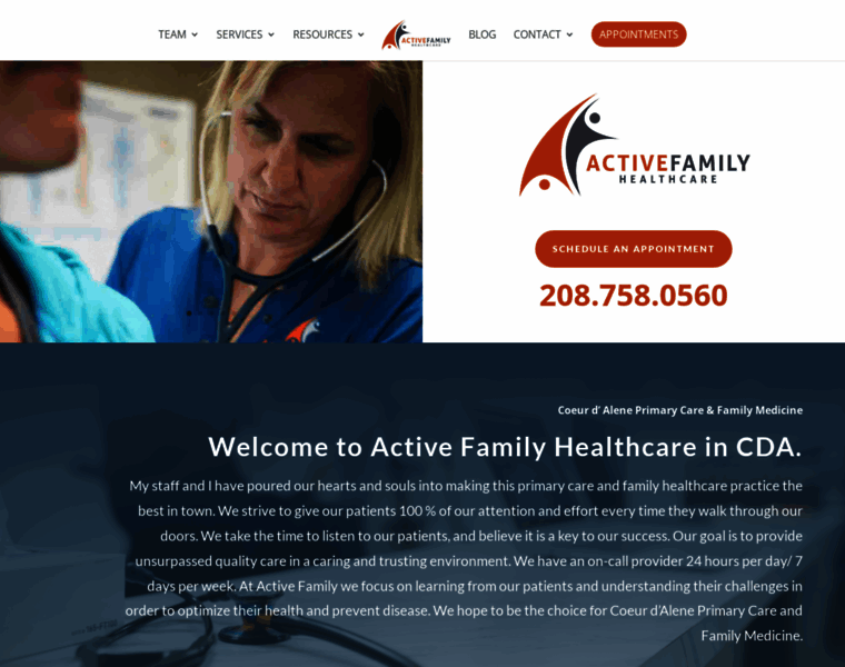 Activefamilyhealthcare.com thumbnail