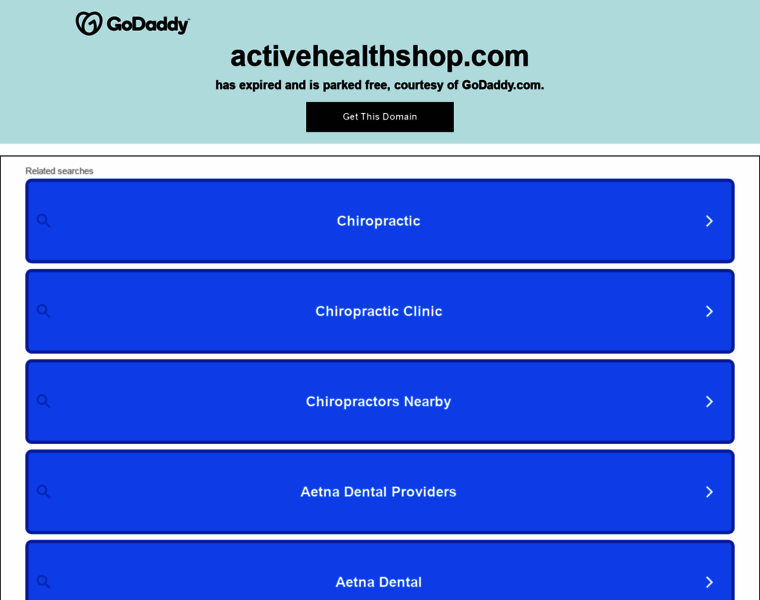 Activehealthshop.com thumbnail