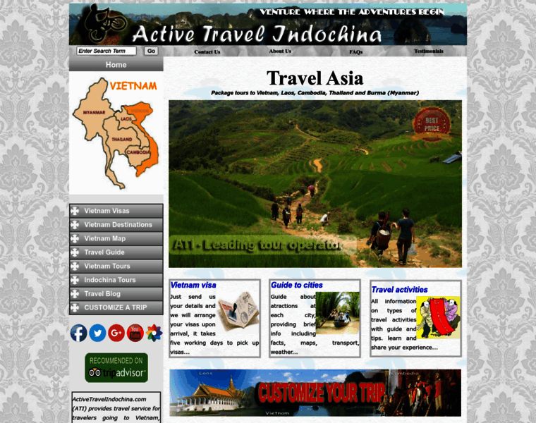 Activetravelindochina.com thumbnail