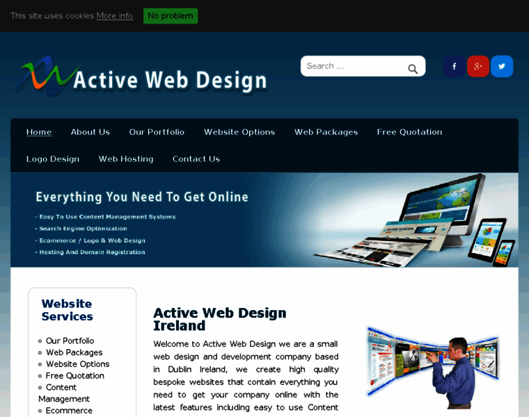 Activewebdesign.ie thumbnail