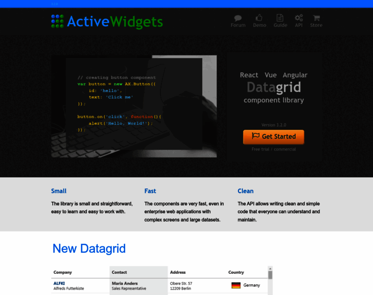 Activewidgets.com thumbnail