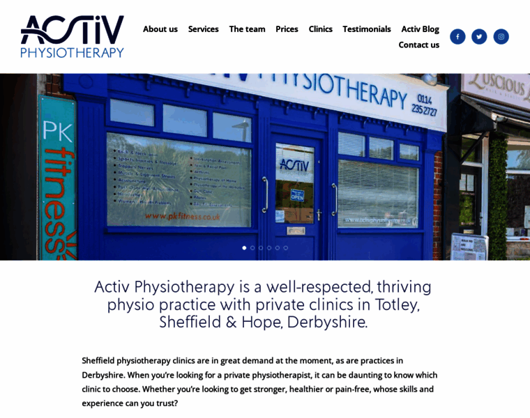 Activphysiotherapy.co.uk thumbnail
