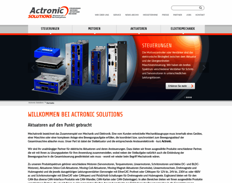 Actronic-solutions.de thumbnail