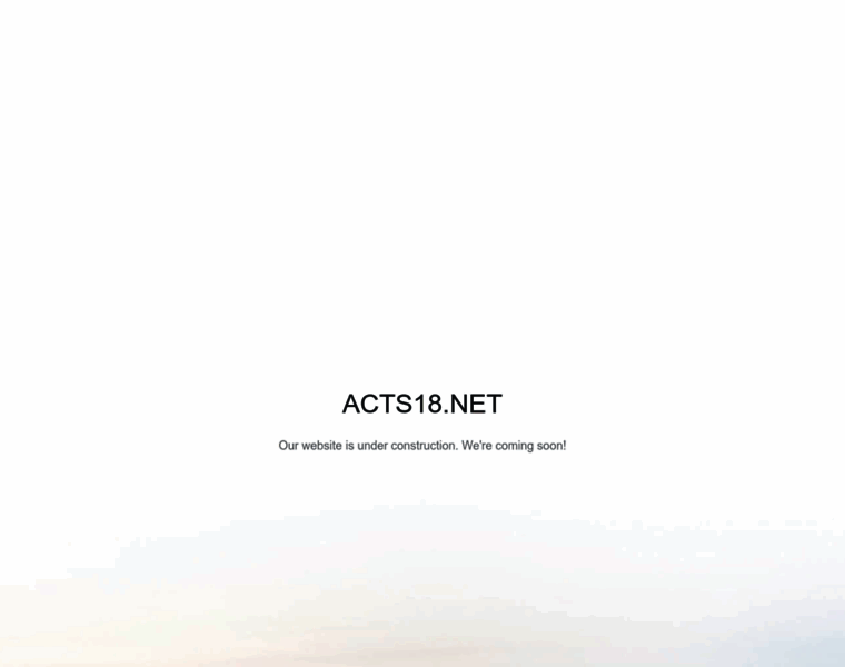 Acts18.net thumbnail