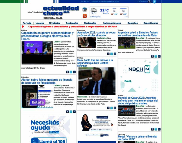 Actualidadchaco.com.ar thumbnail