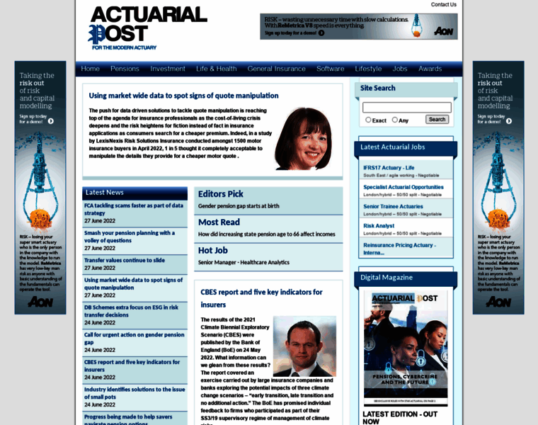 Actuarialpost.co.uk thumbnail