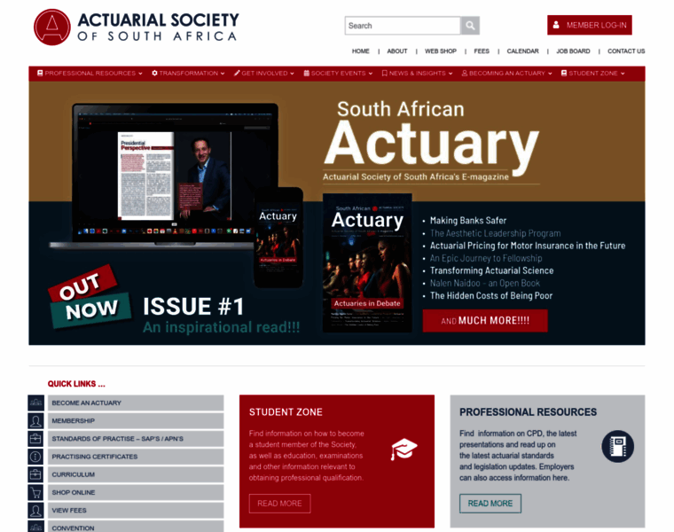 Actuarialsociety.org.za thumbnail