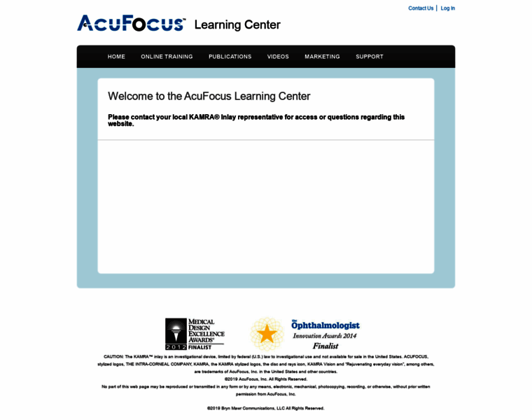 Acufocuslearningcenter.com thumbnail