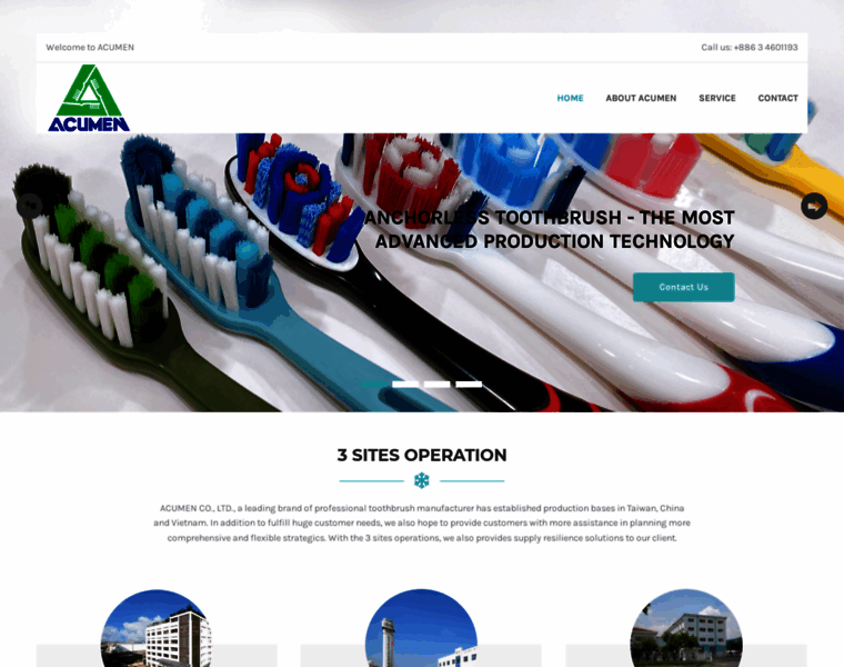 acumen.com.tw at WI. ACUMEN – Toothbrush Manufacturer | Taiwan ...