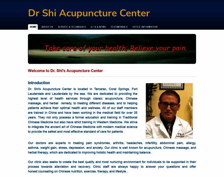 Acupuncturepalace.com thumbnail