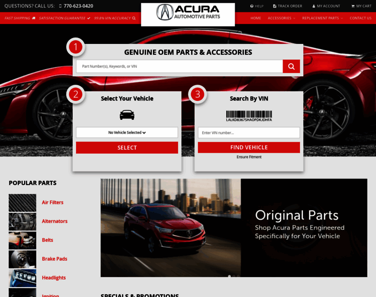 Acuraautomotiveparts.org thumbnail