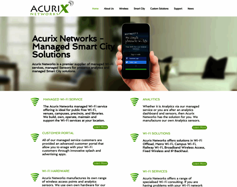 Acurixnetworks.com thumbnail