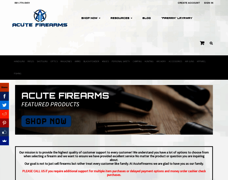 Acutefirearms.com thumbnail