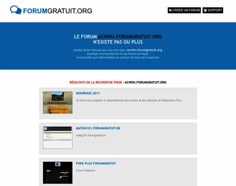 Acwiiu.forumgratuit.org thumbnail