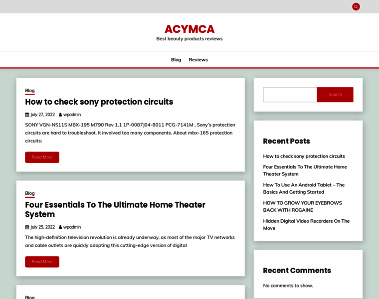 Acymca.net thumbnail