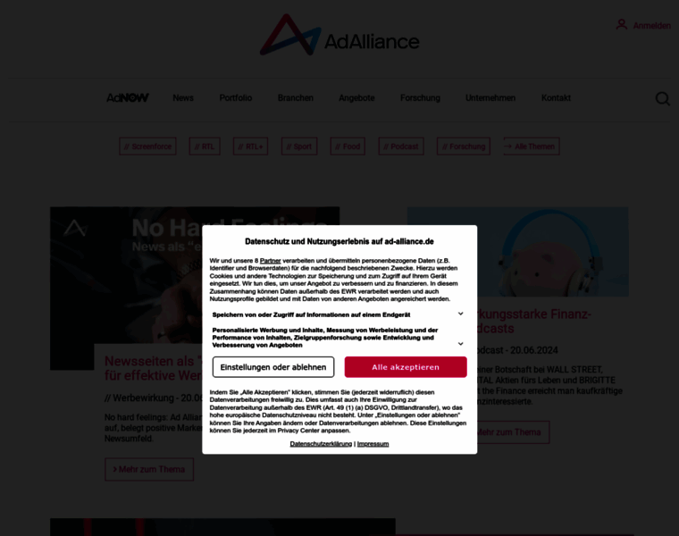 Ad-alliance.de thumbnail