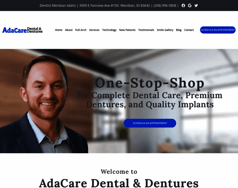 Adacare-dentist.com thumbnail