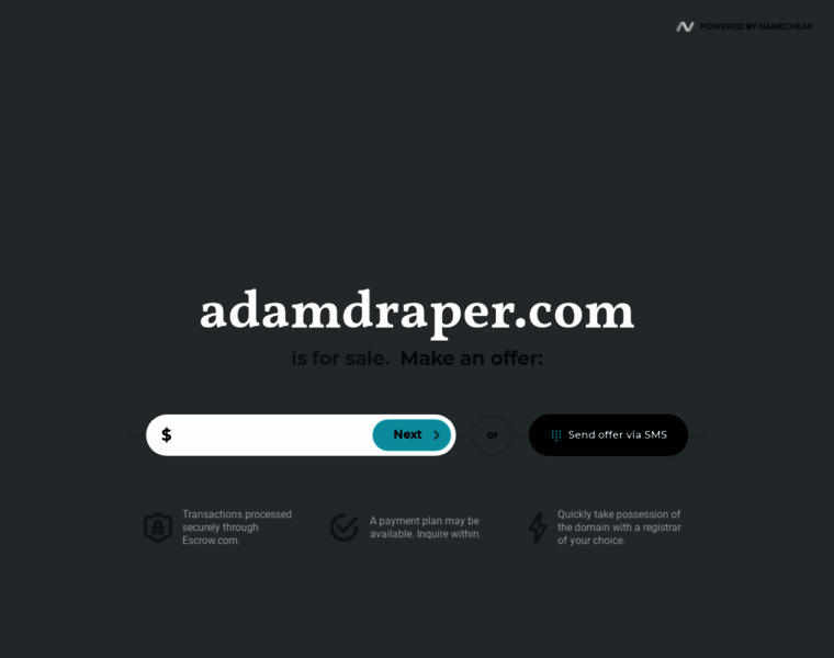 Adamdraper.com thumbnail