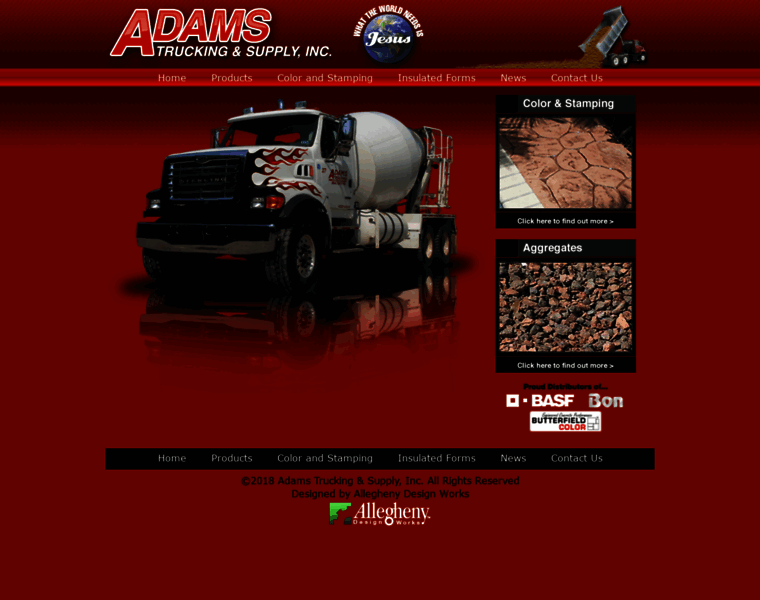 Adams-trucking.com thumbnail