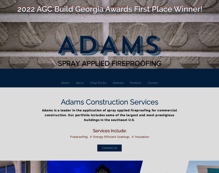 Adamsconstructionservices.com thumbnail