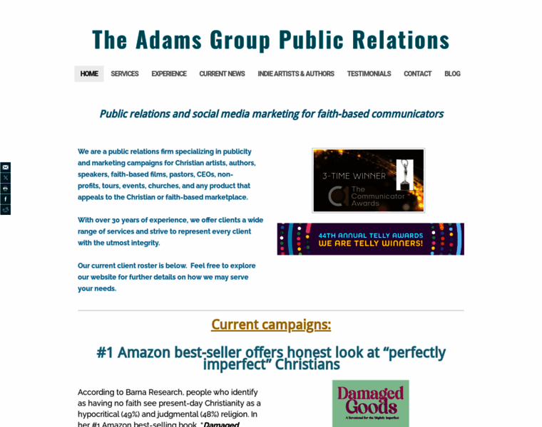 Adamsprgroup.com thumbnail