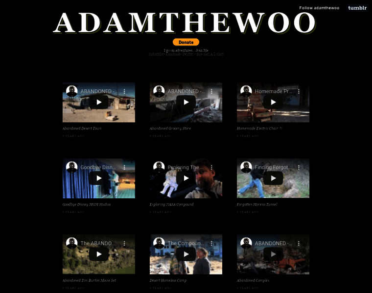 Adamthewoo.com thumbnail