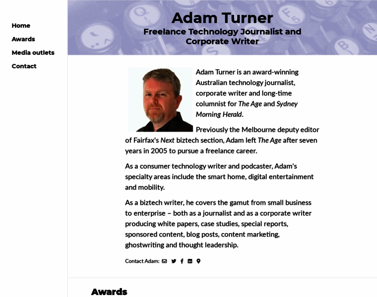 Adamturner.com.au thumbnail