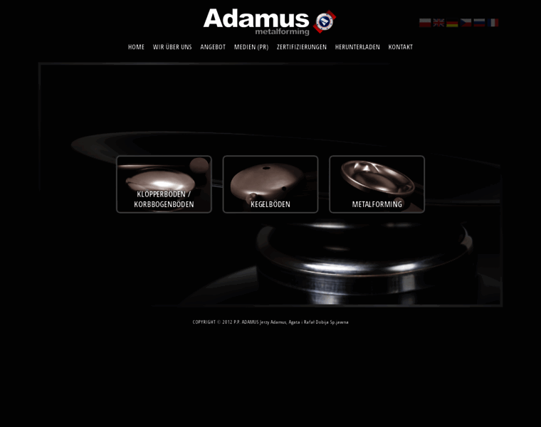 Adamus-metalforming.de thumbnail