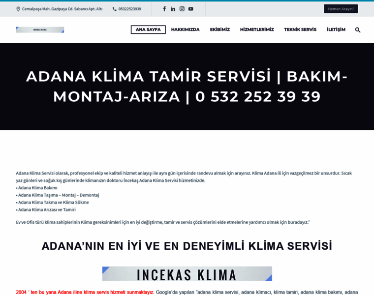 Adana-incekas-klima.com thumbnail