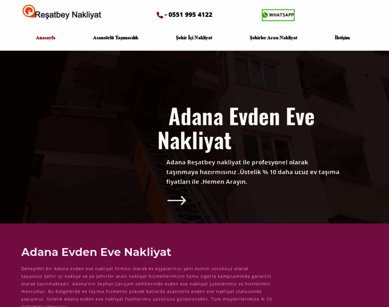 Adanaresatbeynakliyat.com thumbnail