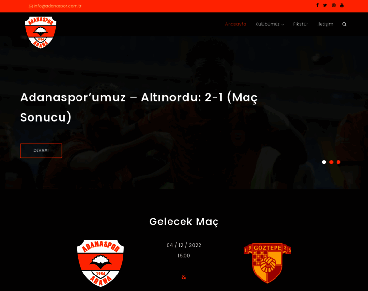 Adanaspor.com.tr thumbnail
